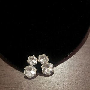 Vintage Cubic Zirconia Stud Earrings